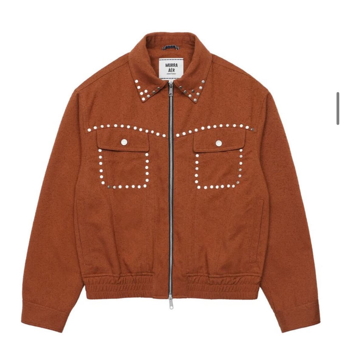 무라 아에르 ZIBELLINATO STUD TRUCKER JACKET 상품이미지2