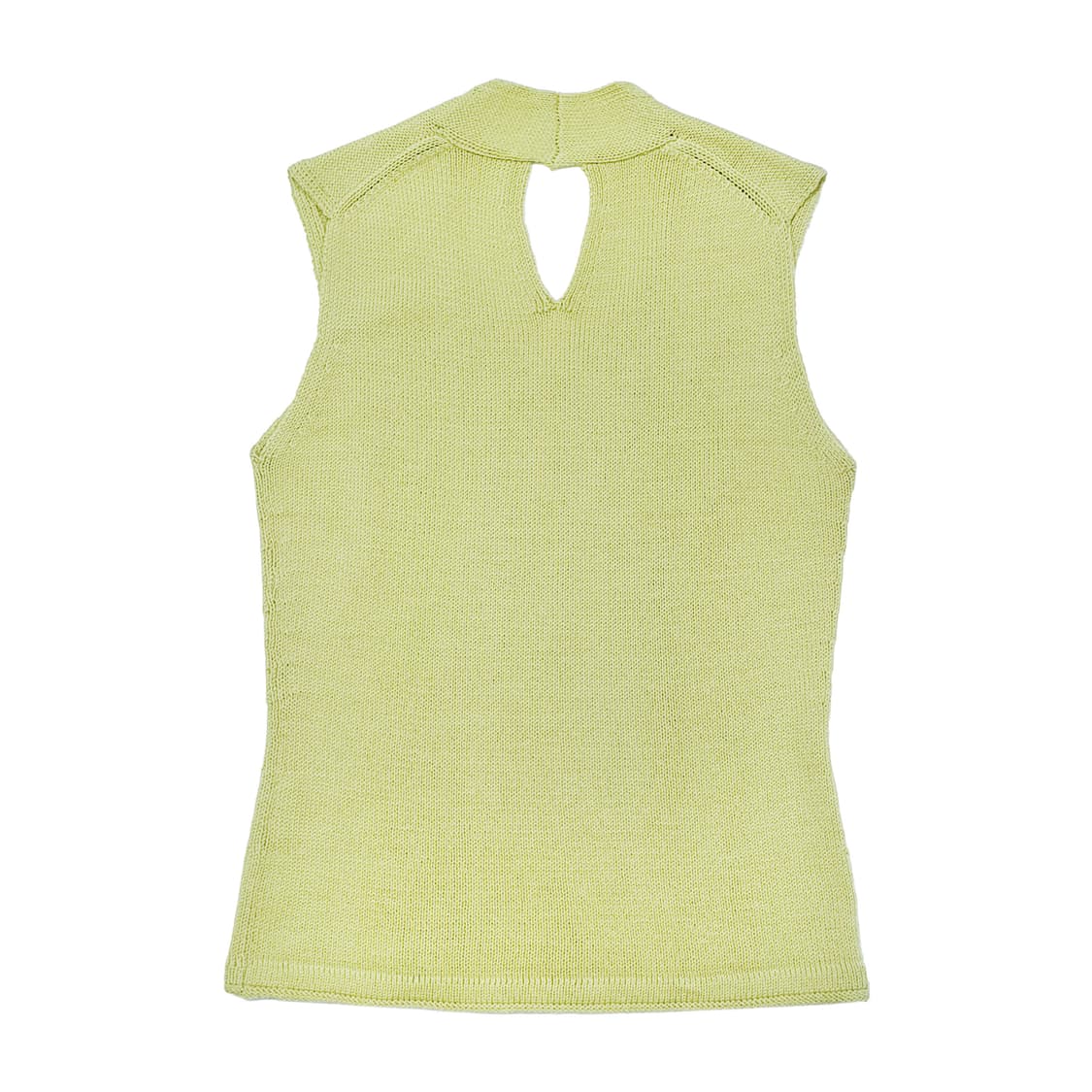 자수 홀터 슬리브리스 울 니트 탑 상품이미지2