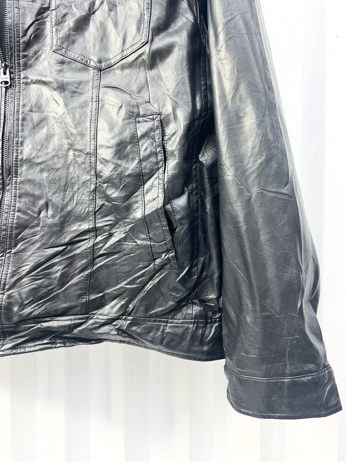 Levi’s eco leather hoodie jacket 상품이미지5