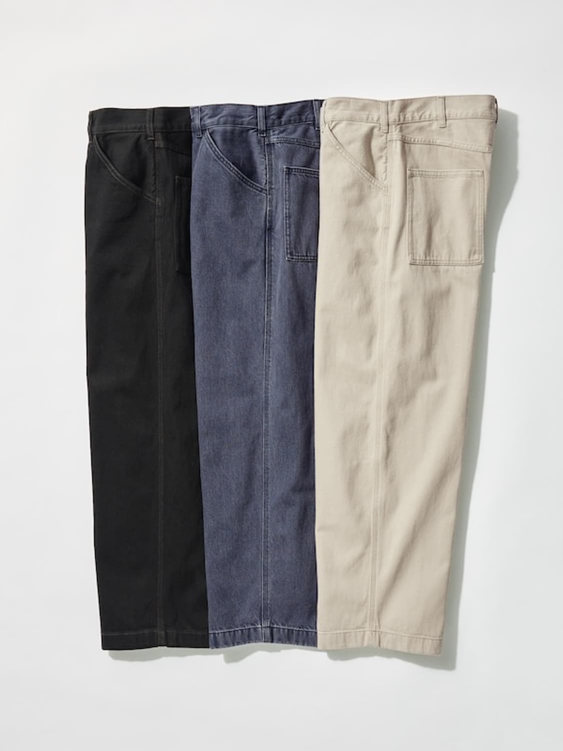 유니클로U/ 와이드핏 컬러진 내추럴/ 36 상품이미지2