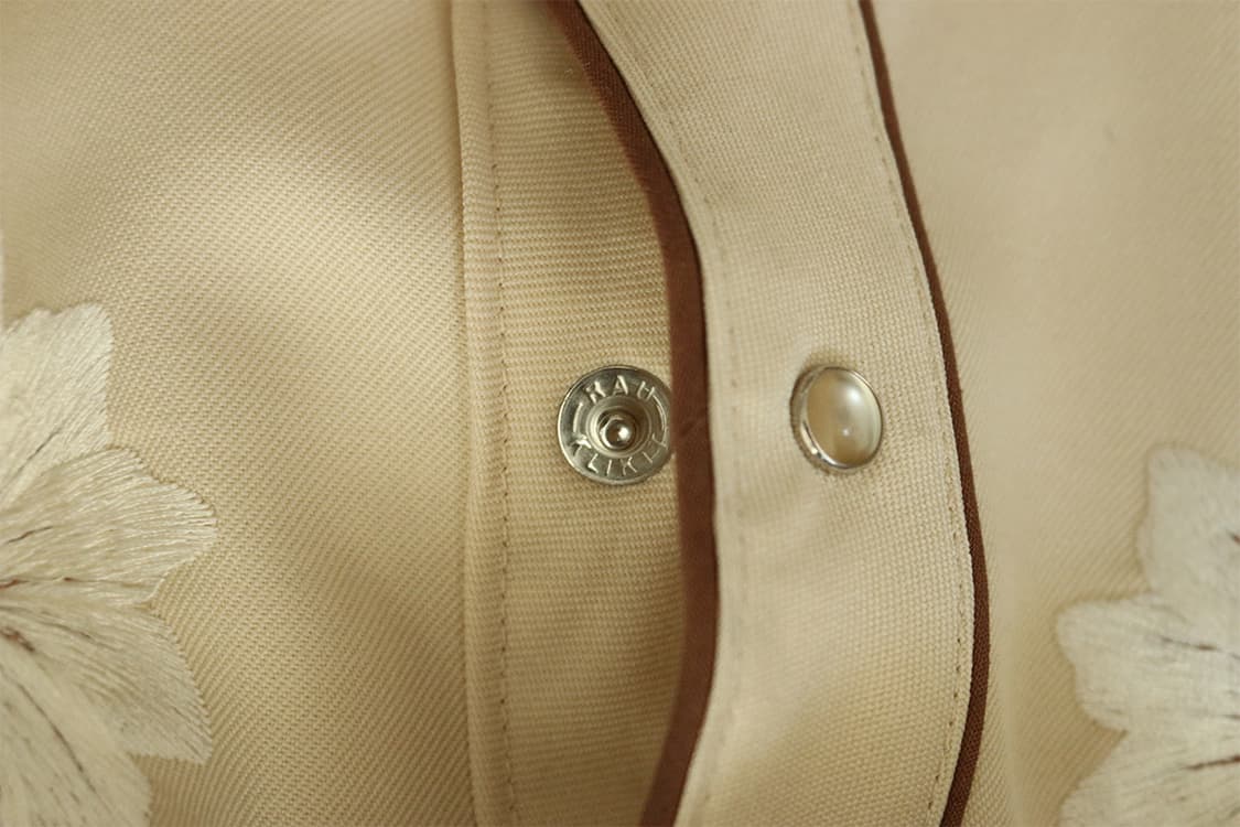 80s 카르만 플로럴 자수 웨스턴 셔츠 상품이미지8