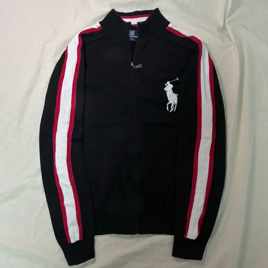 폴로 빅포니 니트집업 블랙 XL 상품이미지6