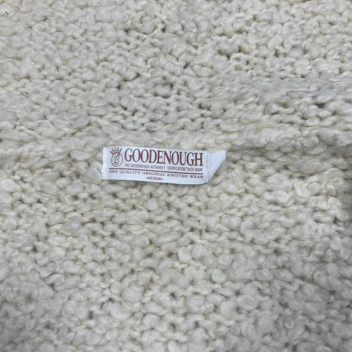 🕑00s good enough wool sweater hoodie 상품이미지5