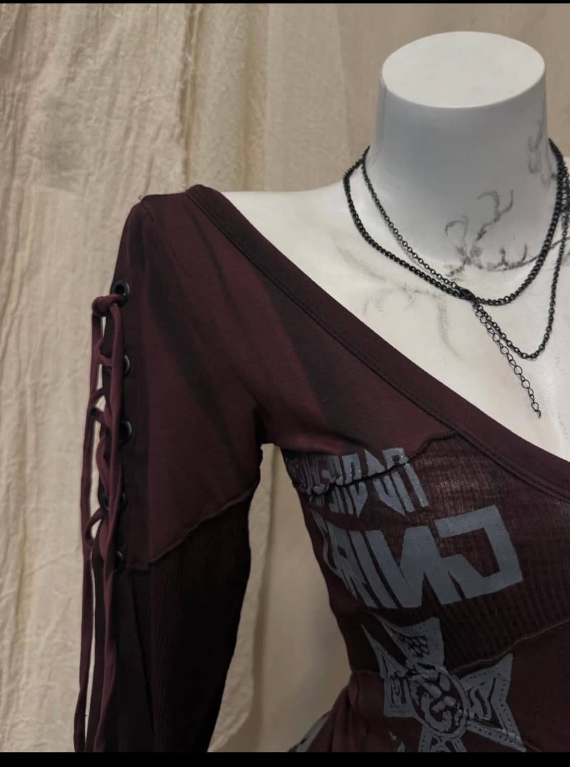 salvage long-sleeved zip-up top 상품이미지2