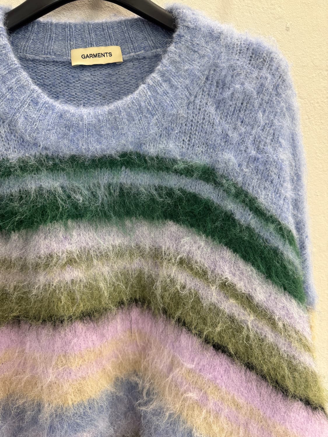 japan vintage 모헤어 루즈핏 니트 상품이미지3