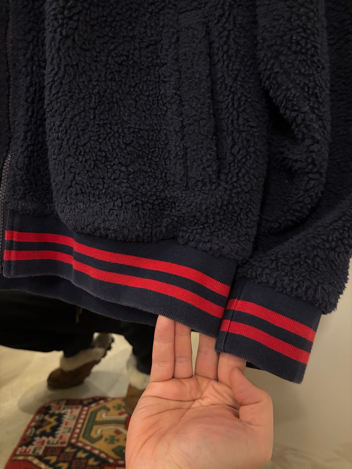 폴로 랄프로렌 네이비 플리스 자켓 상품이미지5