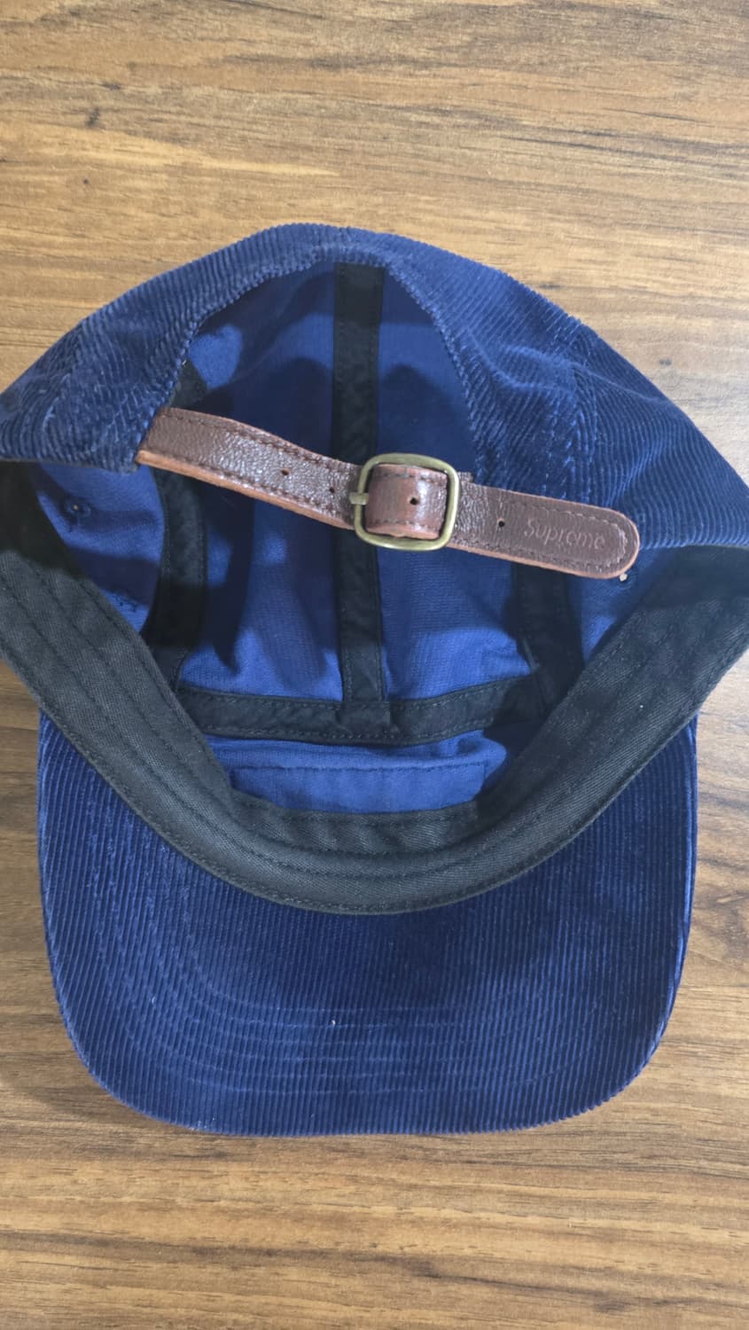 슈프림 코듀로이 캠프캡 네이비 23FW 상품이미지3