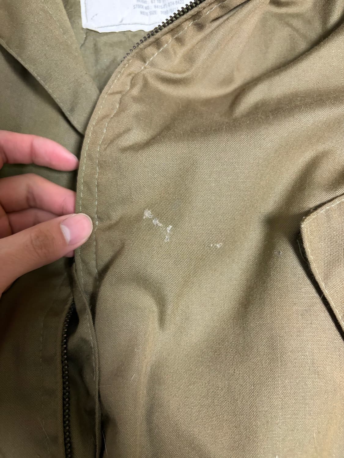 91s US Army original CVC lightweight 자켓  상품이미지5