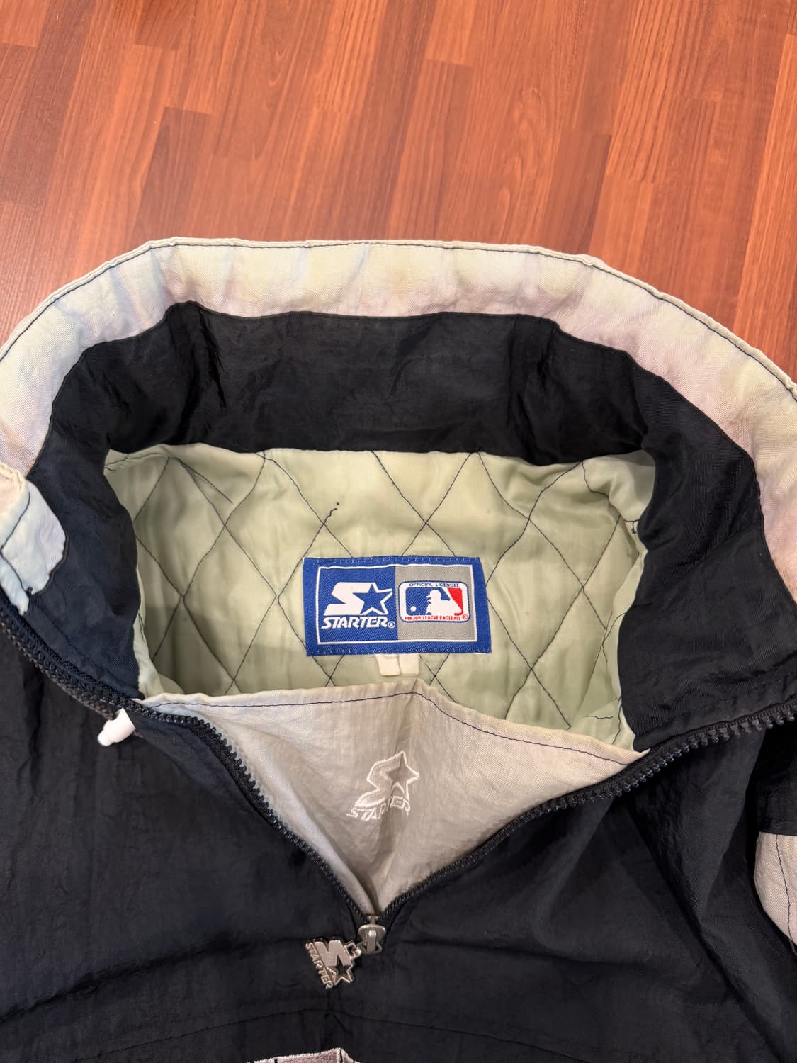 90s Starter 스타터 MLB 화이트 삭스 풀오버 패딩 아노락 상품이미지10