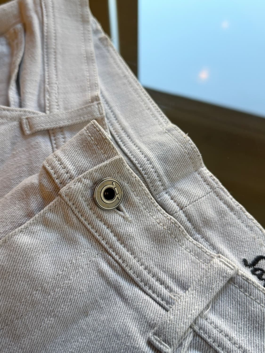 살바토레 페라가모 화이트 데님 87-98 상품이미지6