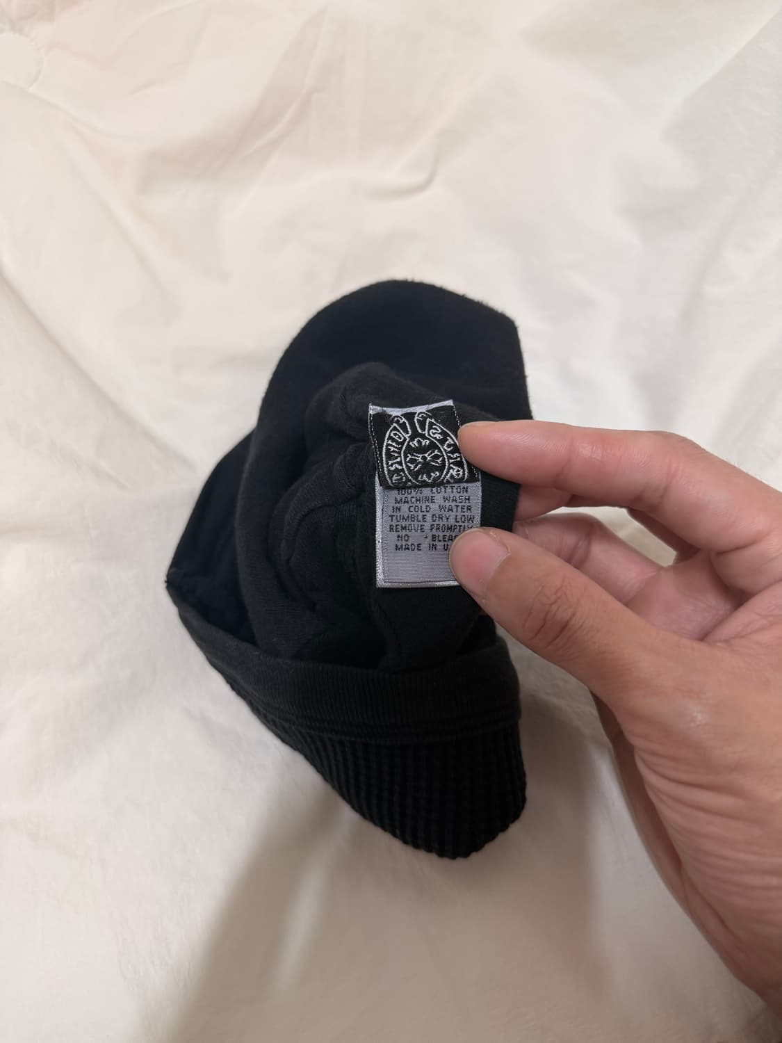 크롬하츠 와플 비니 블랙 상품이미지3