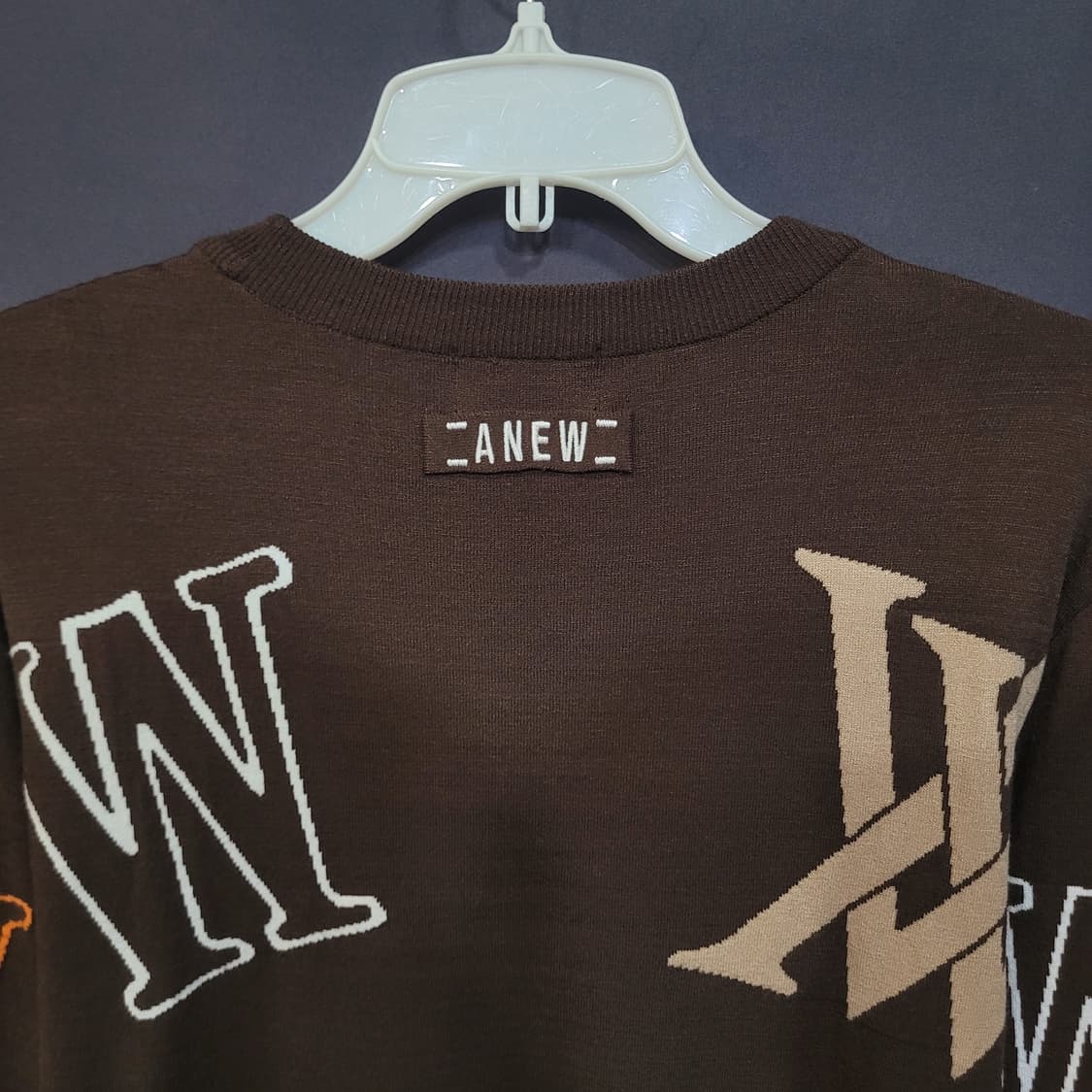 ANEW GOLF LOGO INTARSIA PULLOVER 니트 상품이미지4