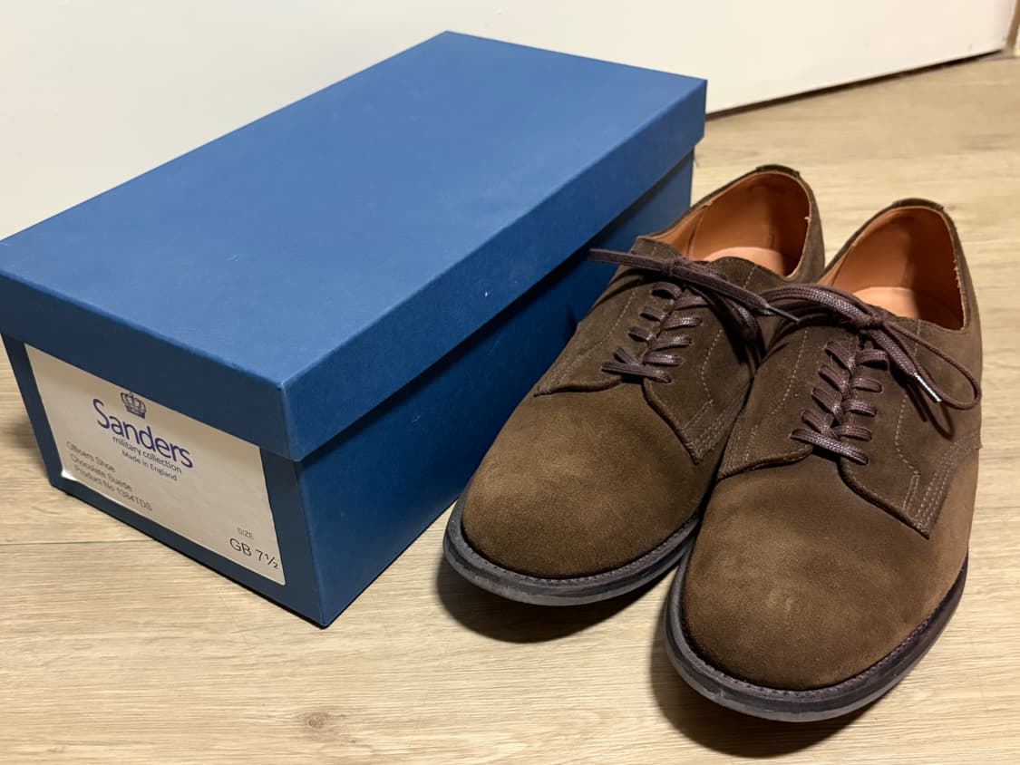 (7.5) 샌더스 밀리터리 스웨이드 더비   상품이미지2