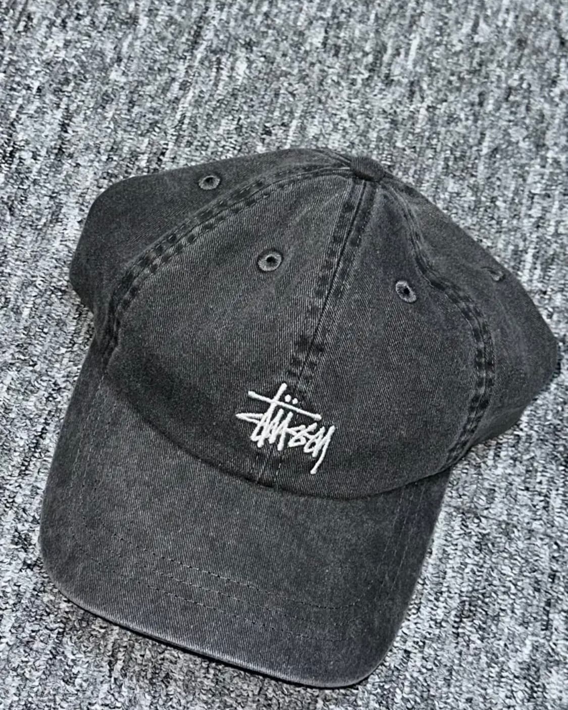 스투시 stussy BASIC 베이직 볼캡 모자 차콜 상품이미지1