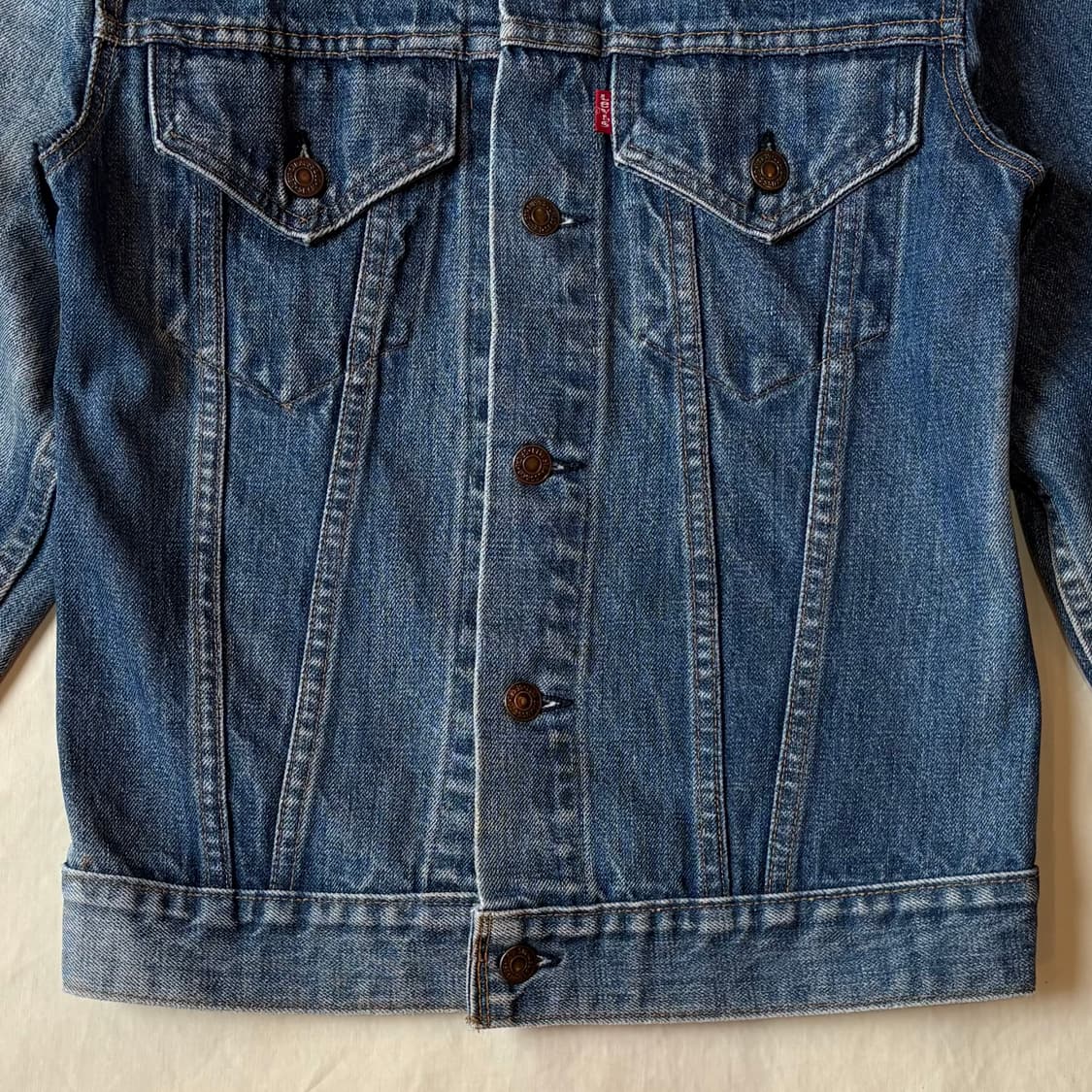 (34 /W 44반) 70s USA 3rd Levis Trucker JK 상품이미지3