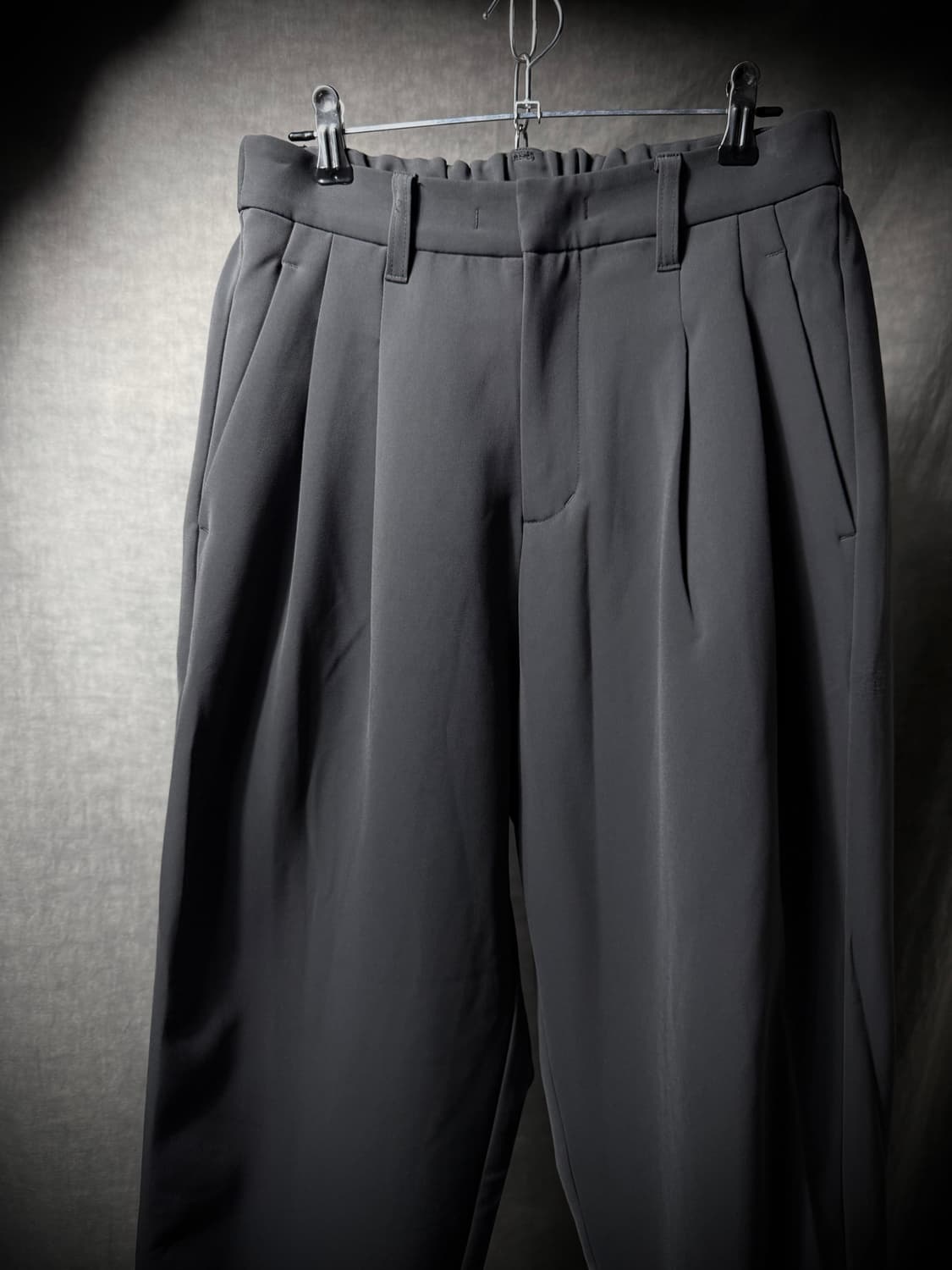 Attachment Stretch Wide Tapered Slacks 상품이미지4
