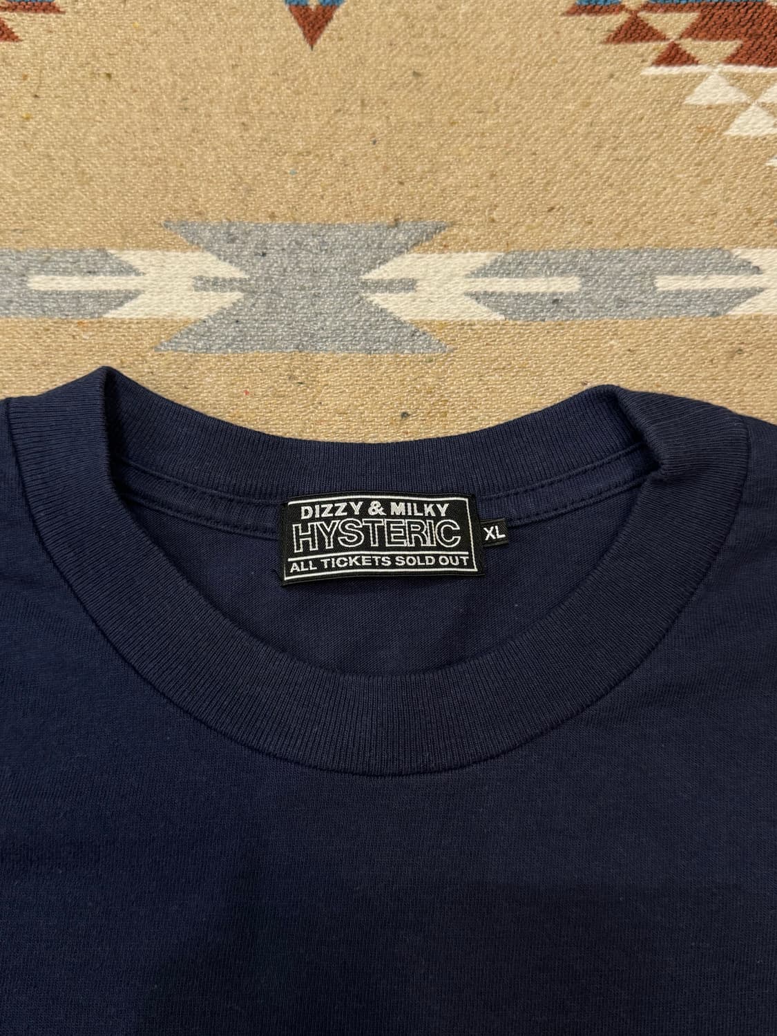 [XL] 히스테릭글래머 모터 시티 피버 티셔츠 네이비 상품이미지4