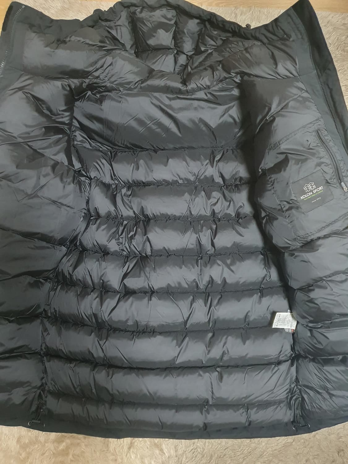 코오롱 구스다운 패딩 상태 굿 사이즈 여 95 상품이미지2