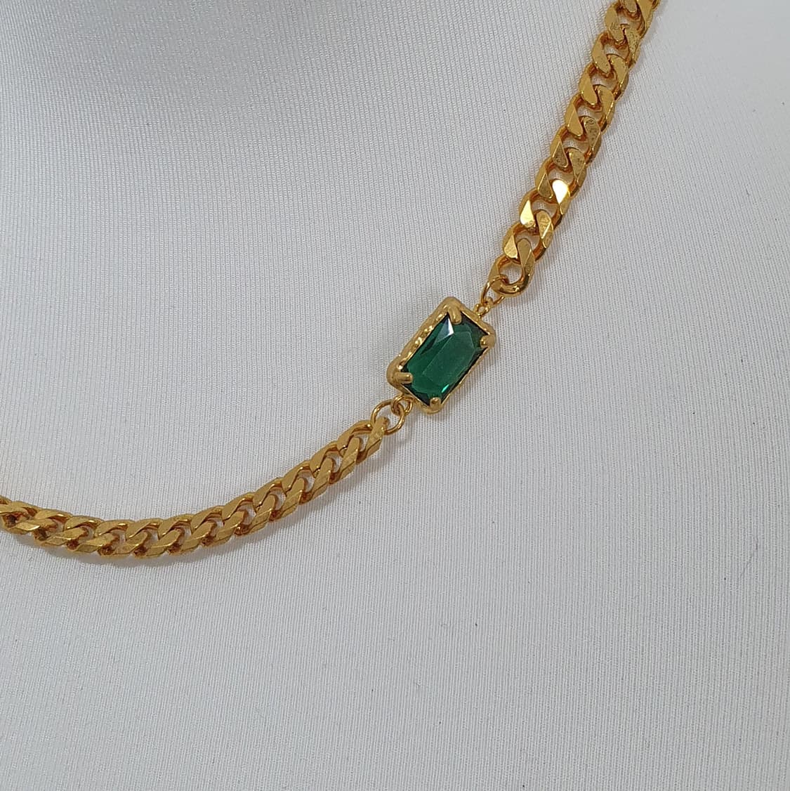 [Vintage] Green Green GOLD Necklace 상품이미지2