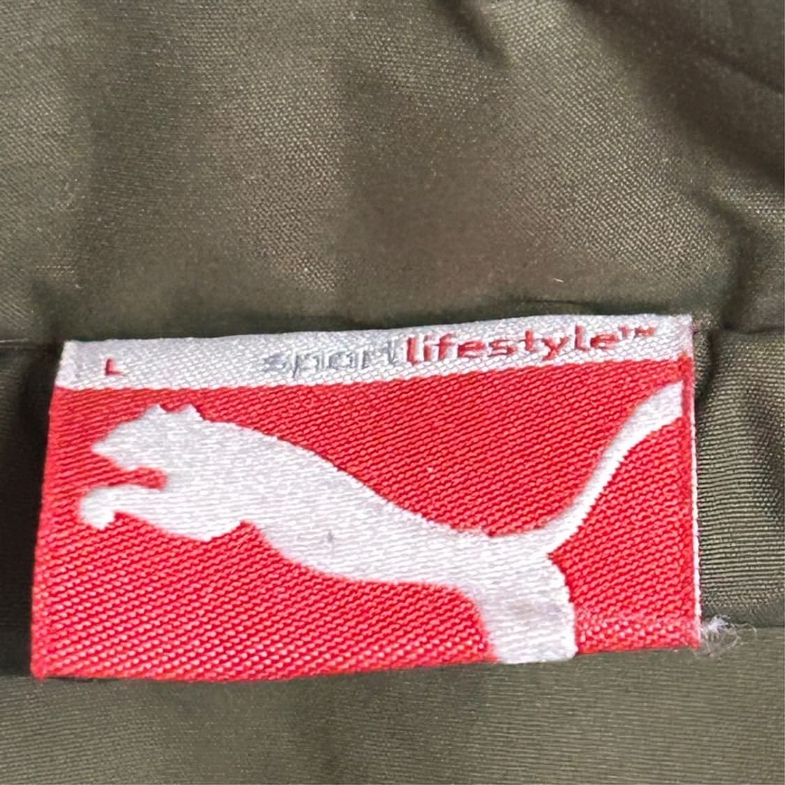 퓨마 윈드 트랙 후드 자켓 카키 L 상품이미지4