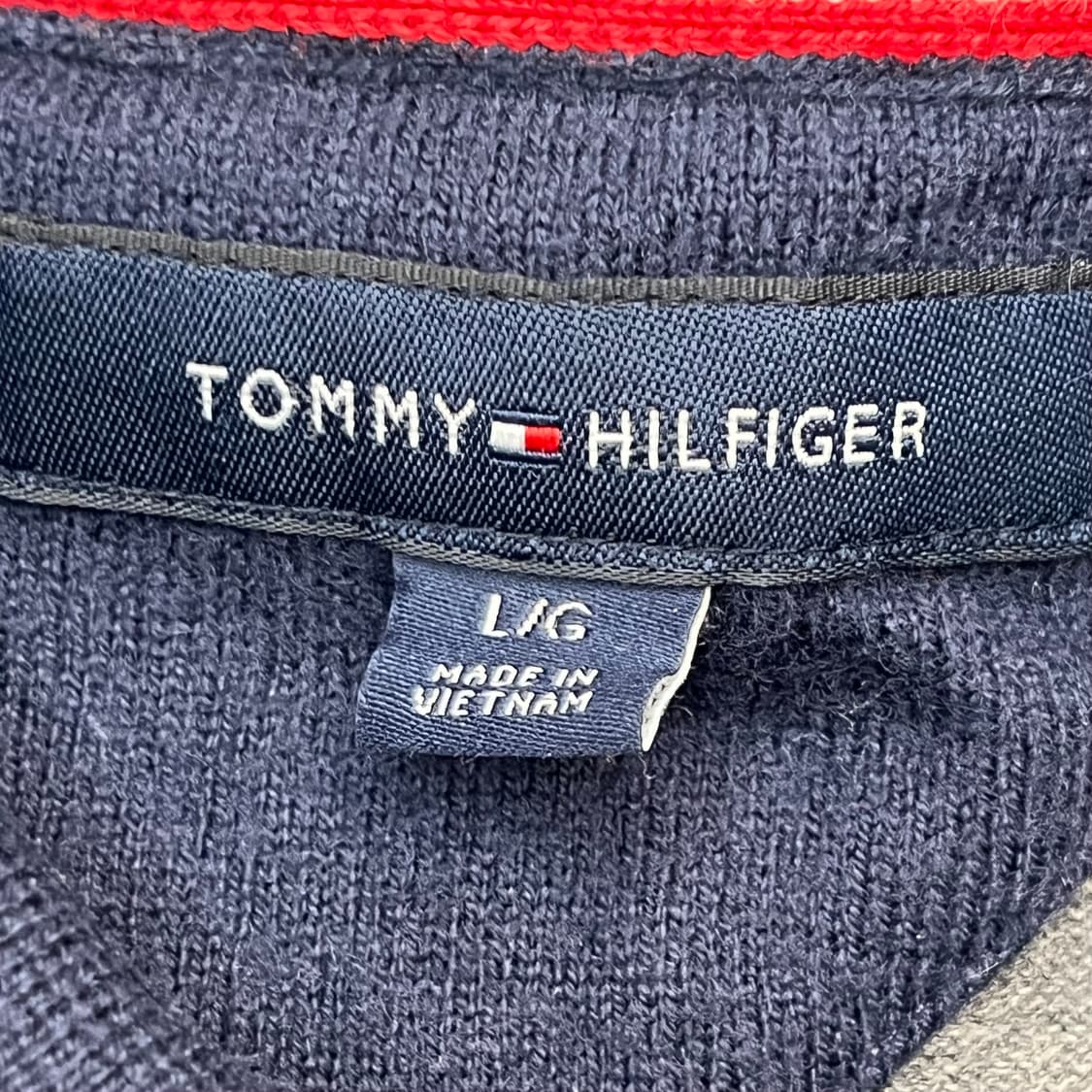 한섬 타미힐피거 남성 울 카라 긴팔 티셔츠 (L) 상품이미지3