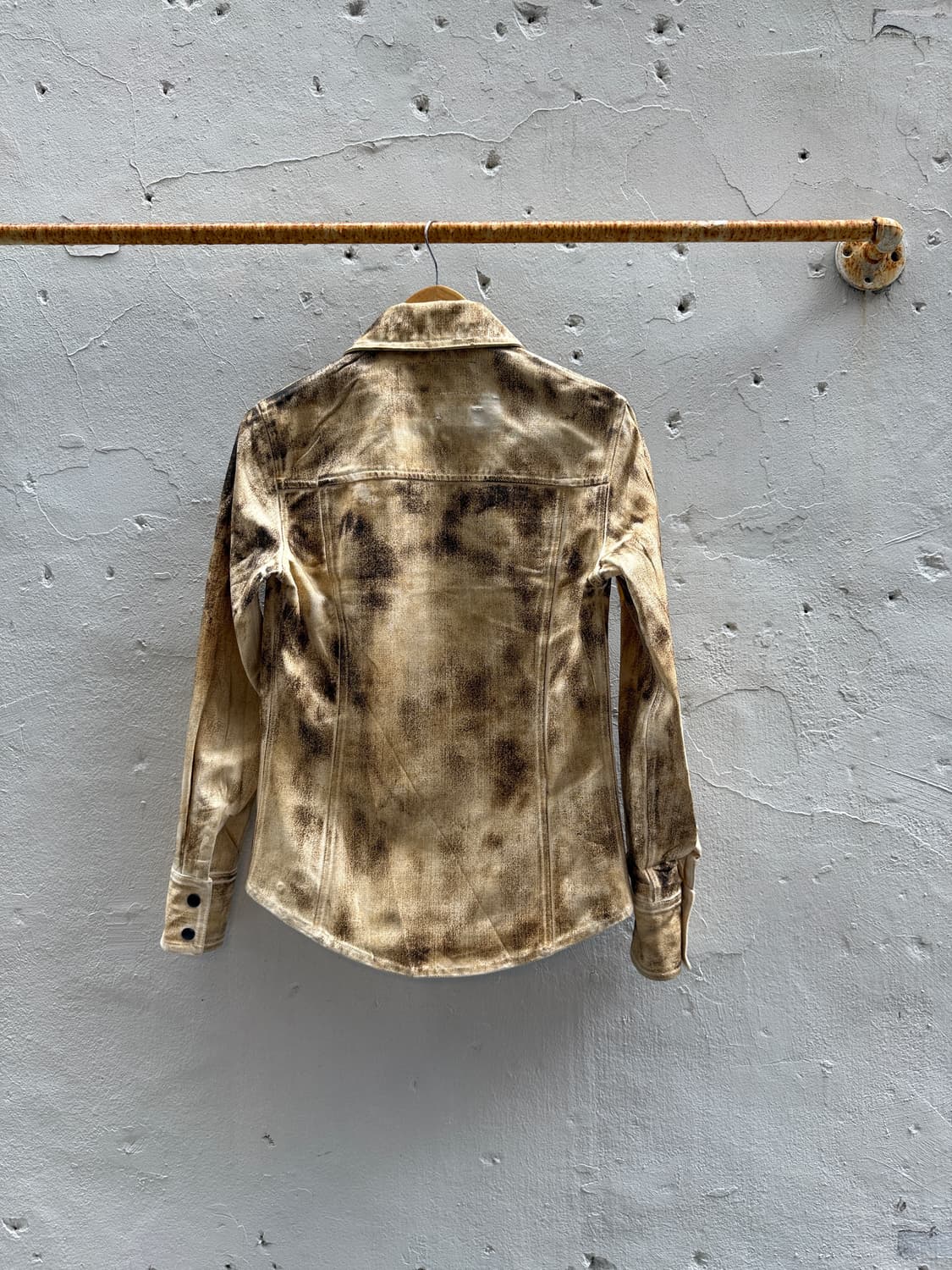 shellac 더티워시 코티드셔츠 상품이미지2