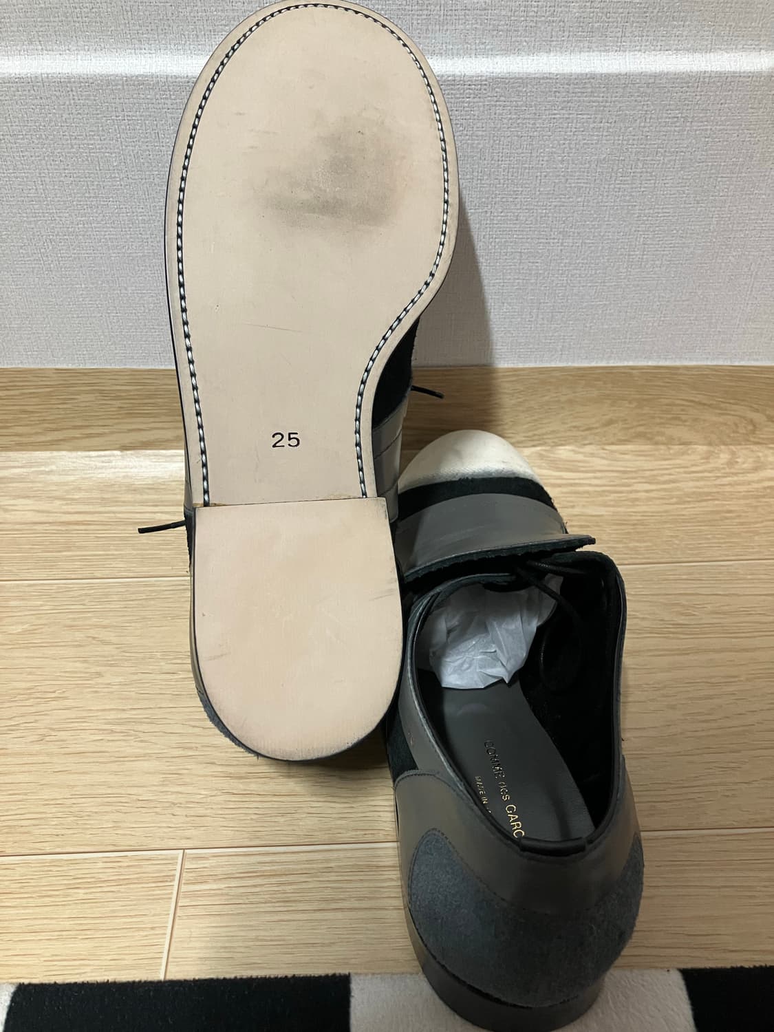 Comme des garcons 컷아웃 더비슈즈 상품이미지4