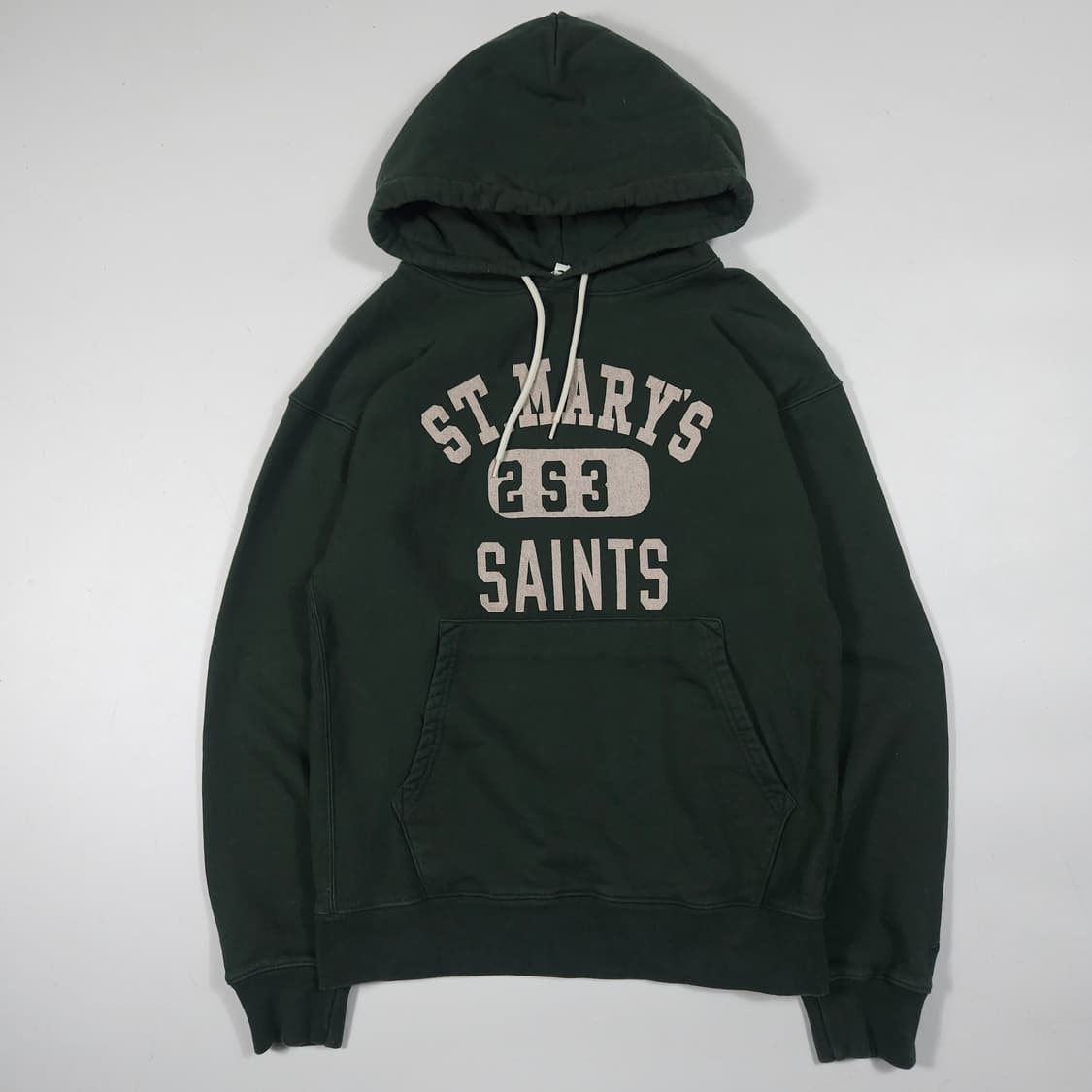 아웃스탠딩 딥그린 헤비웨이트 후드티 상품이미지1