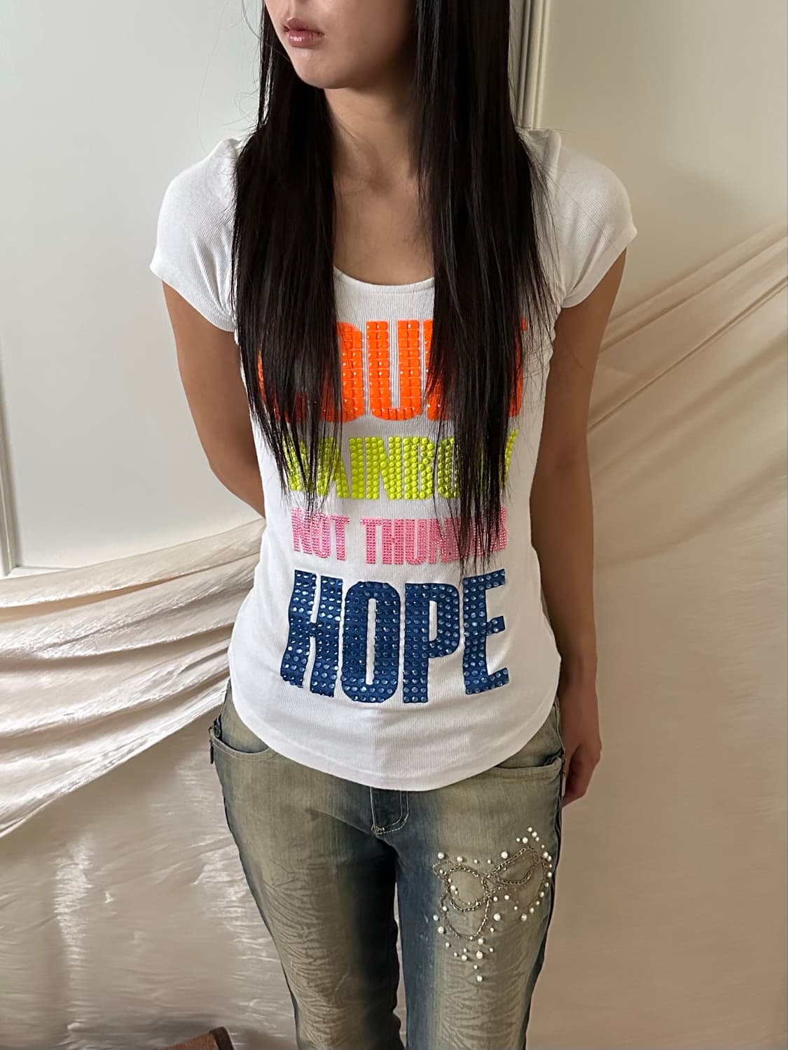 egoist solid Lettering t-shirt 상품이미지1