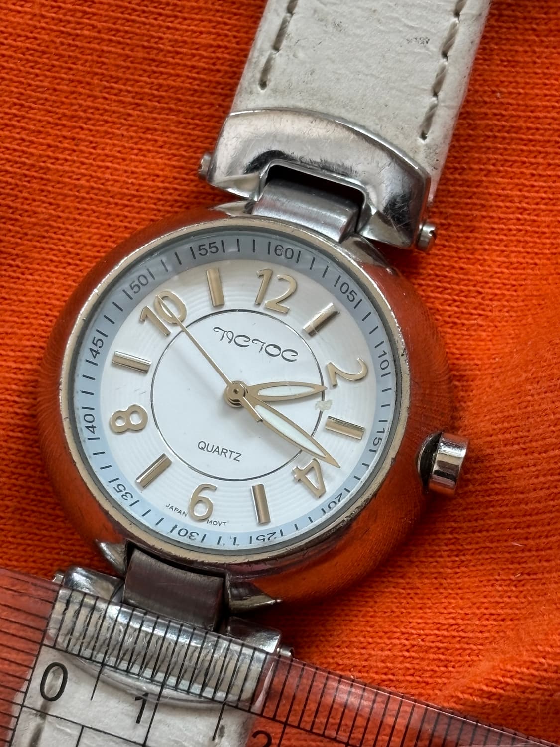 vintage tictoc design leather watch 상품이미지2