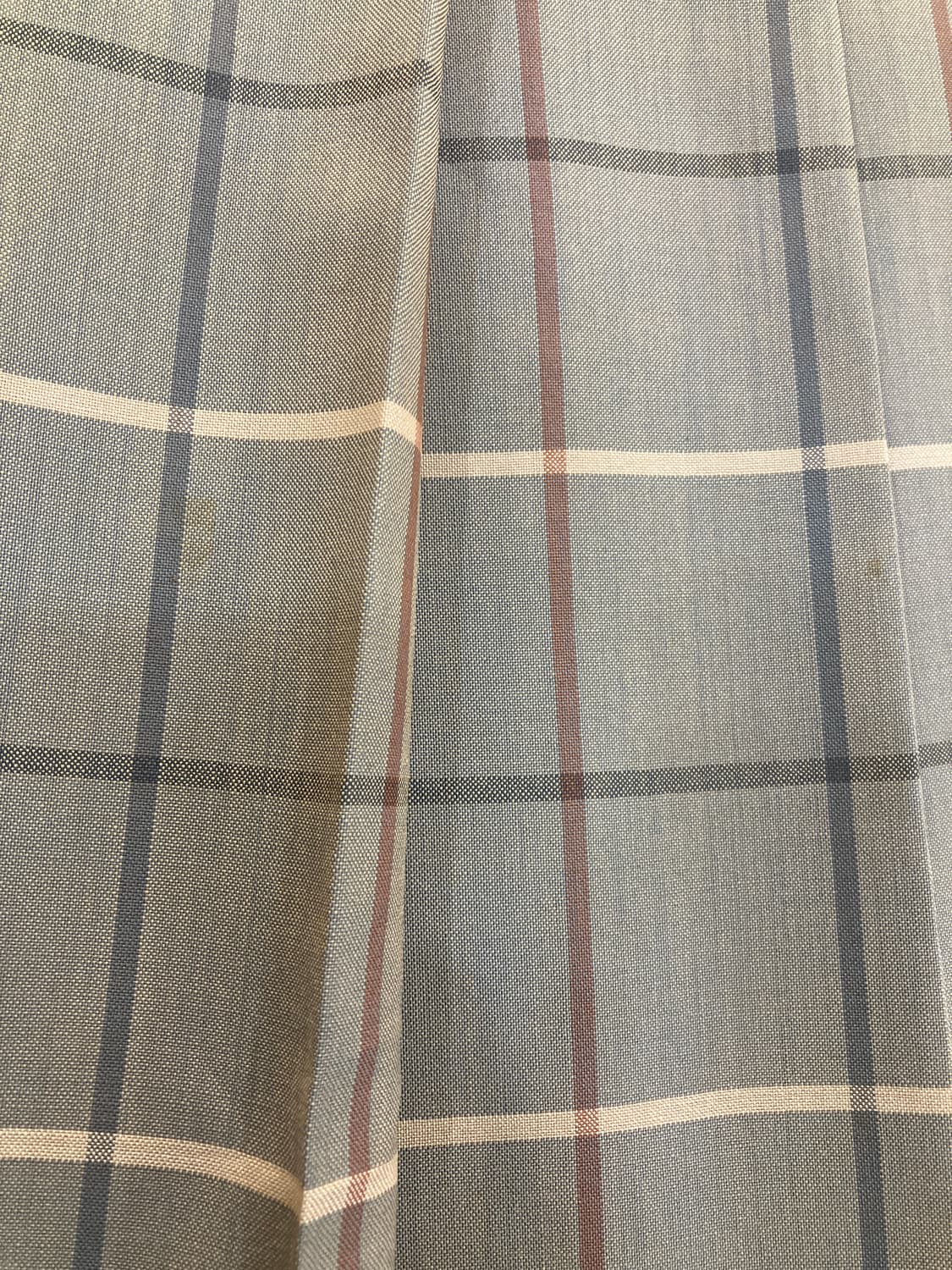 버버리 체크 울 플리츠 스커트 상품이미지6