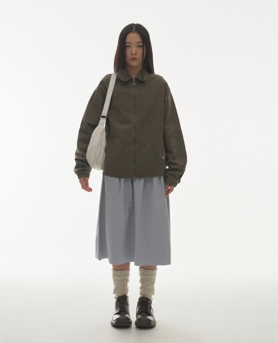 코이세이오 ROUND COLLAR STITCH JACKET COCOA 상품이미지3