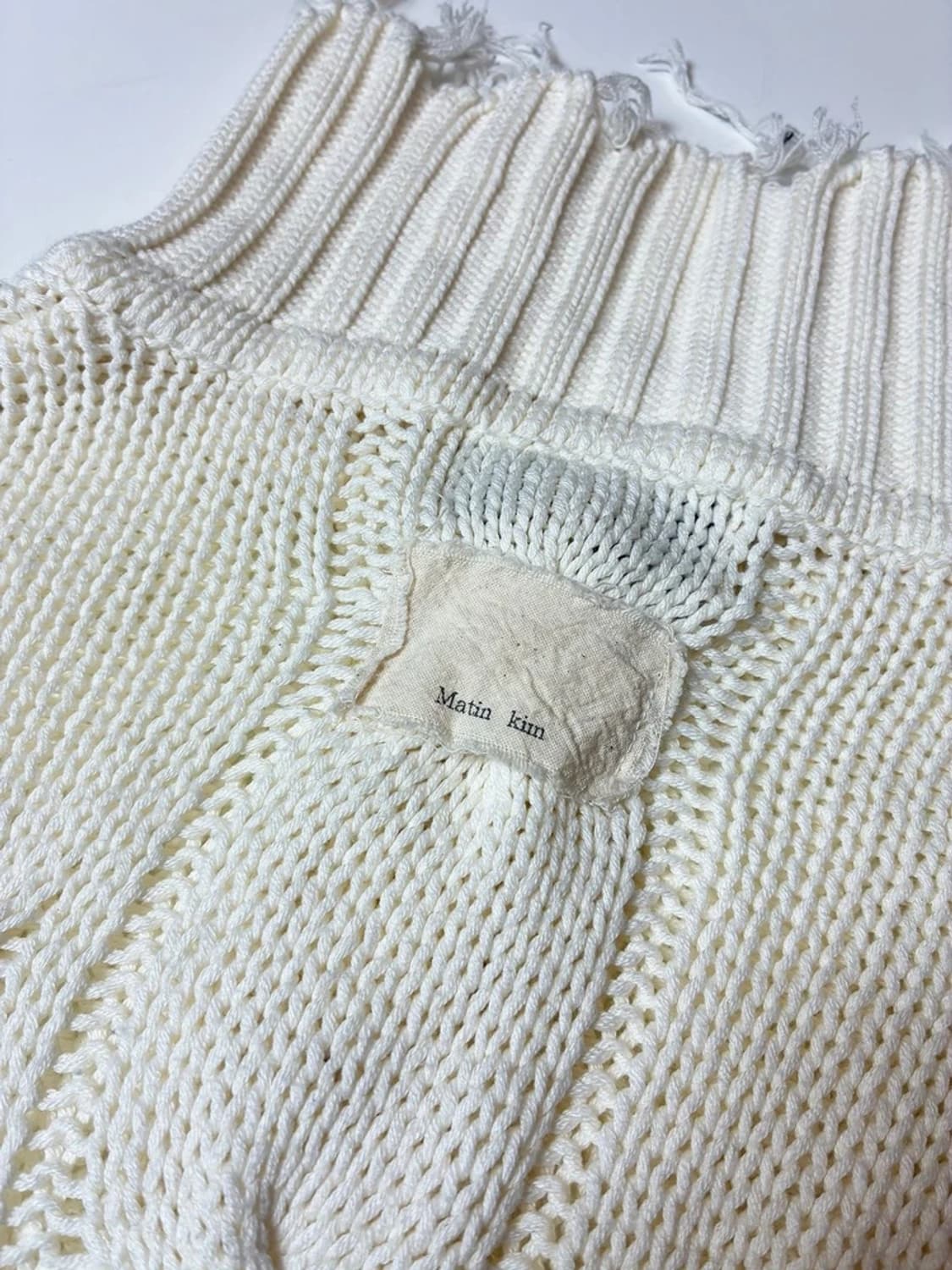 마뗑킴 22FW 그런지 롱 니트 PN8076 상품이미지7