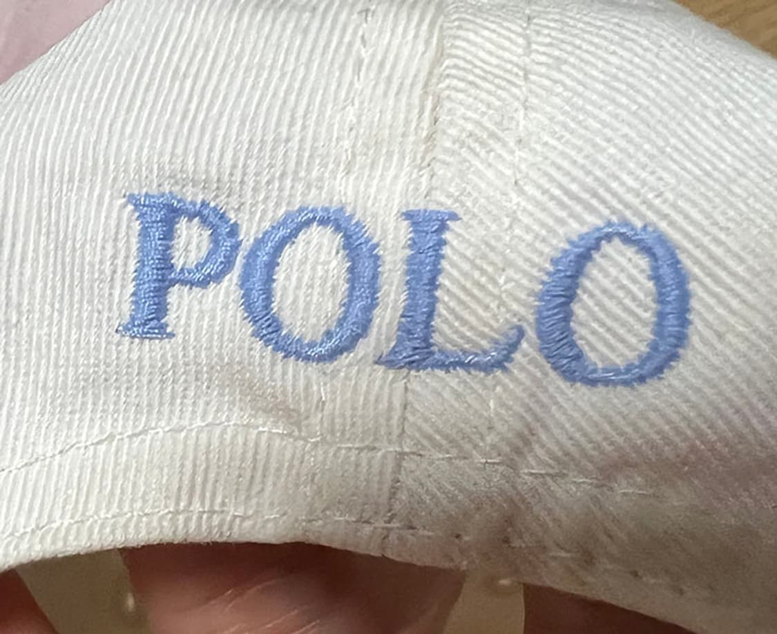 POLO 폴로 코튼 치노 볼캡 QR 코드 크림 캐주얼 남녀공용 상품이미지4