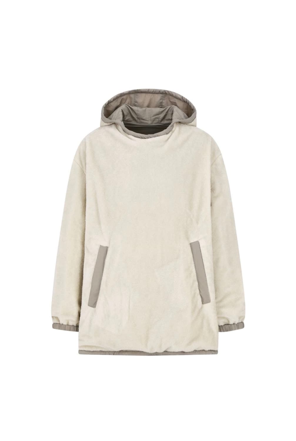[M] 아모멘토 나일론 리버시블 패디드 판초 베이지 상품이미지2