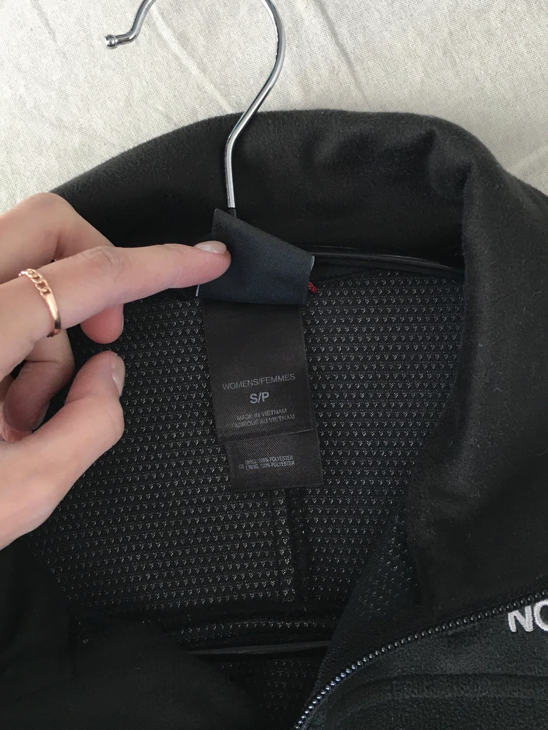 노스페이스 가슴로고 플리스 카라집업 상품이미지5