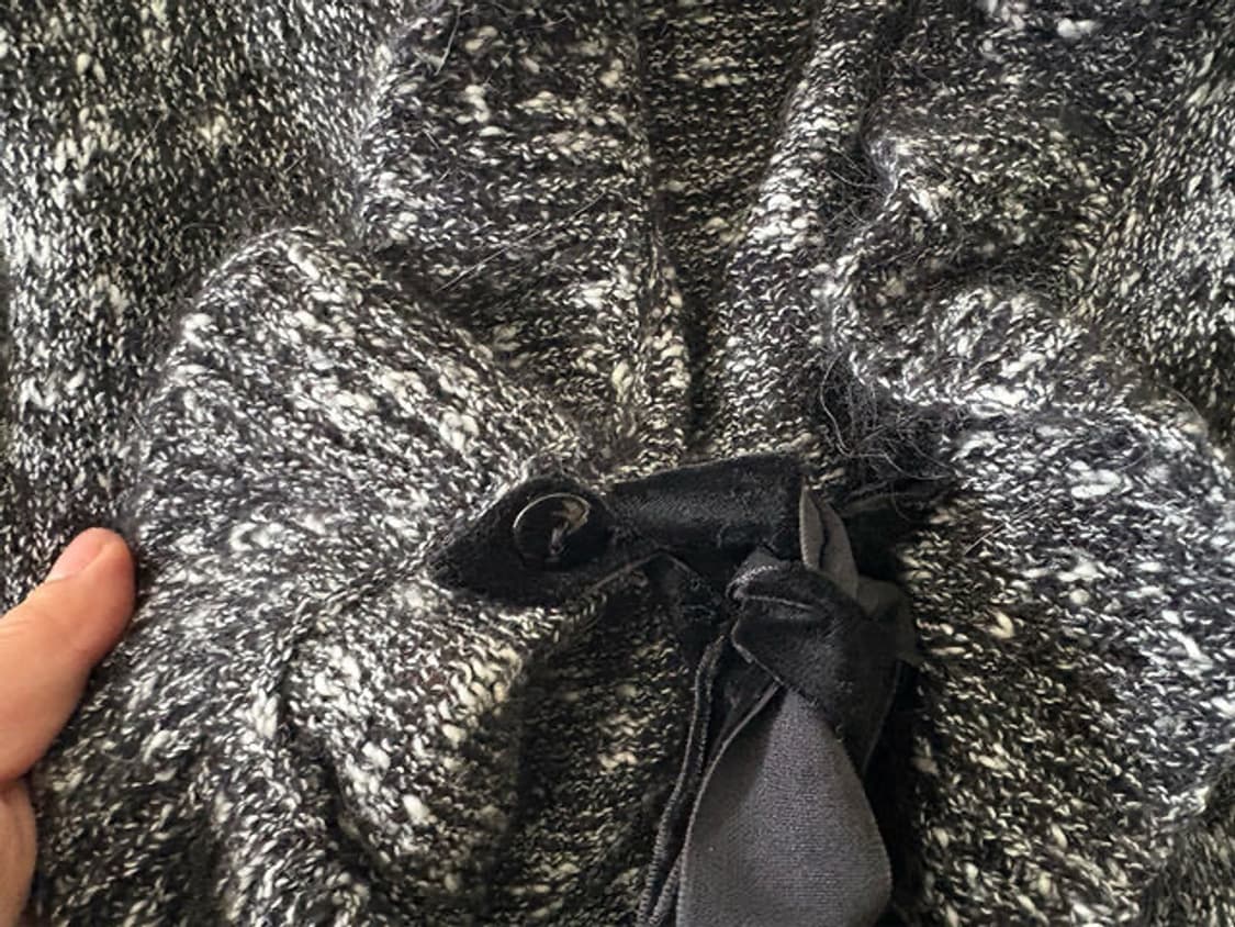 ribbon frill knit cardigan 상품이미지3