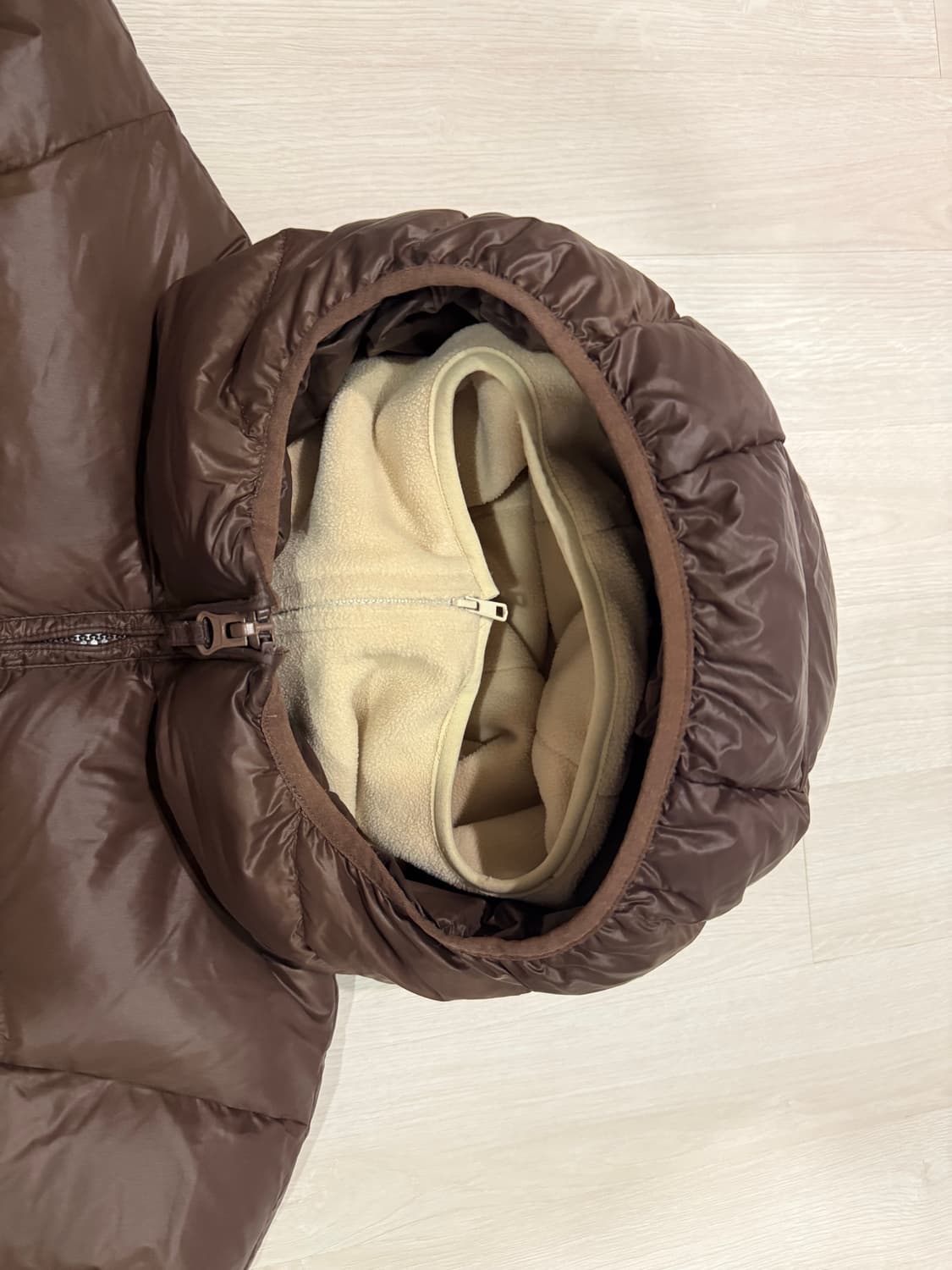 플루크 테나야 레이크 바라클라바 다운 자켓 패딩 브라운 XL 상품이미지4