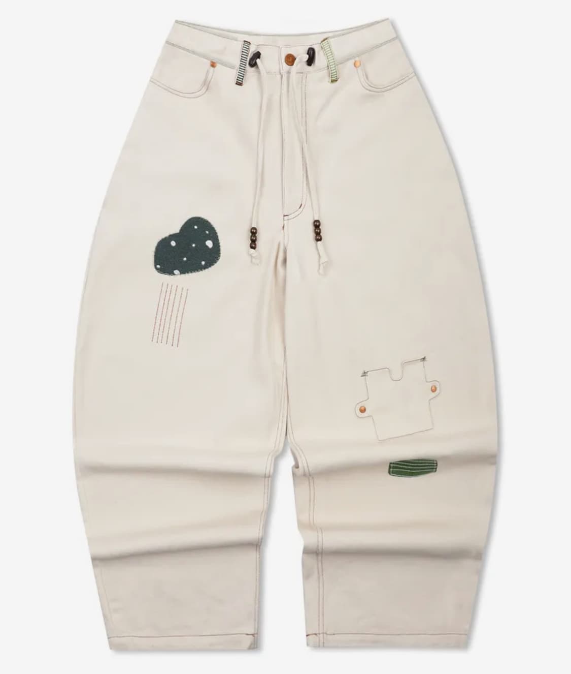 오모이데 패치 코튼 벌룬 팬츠 (새상품) 상품이미지1