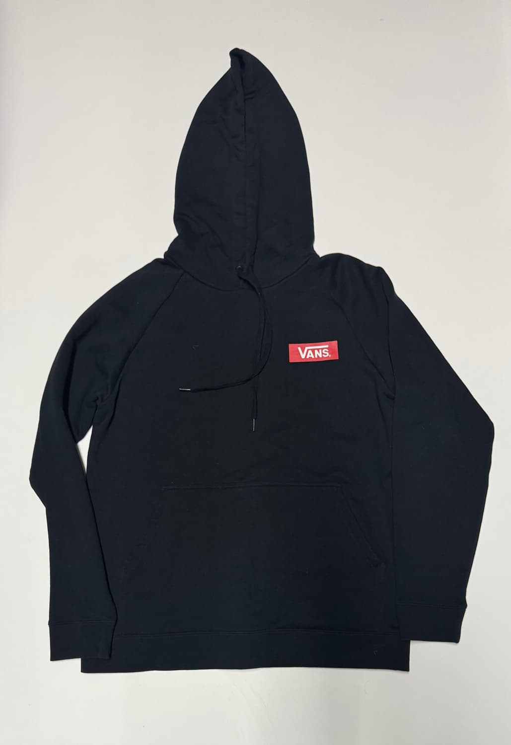 반스 Vans 뒷 박스 로고 스트릿 후드티 M ~ L 블랙 상품이미지2