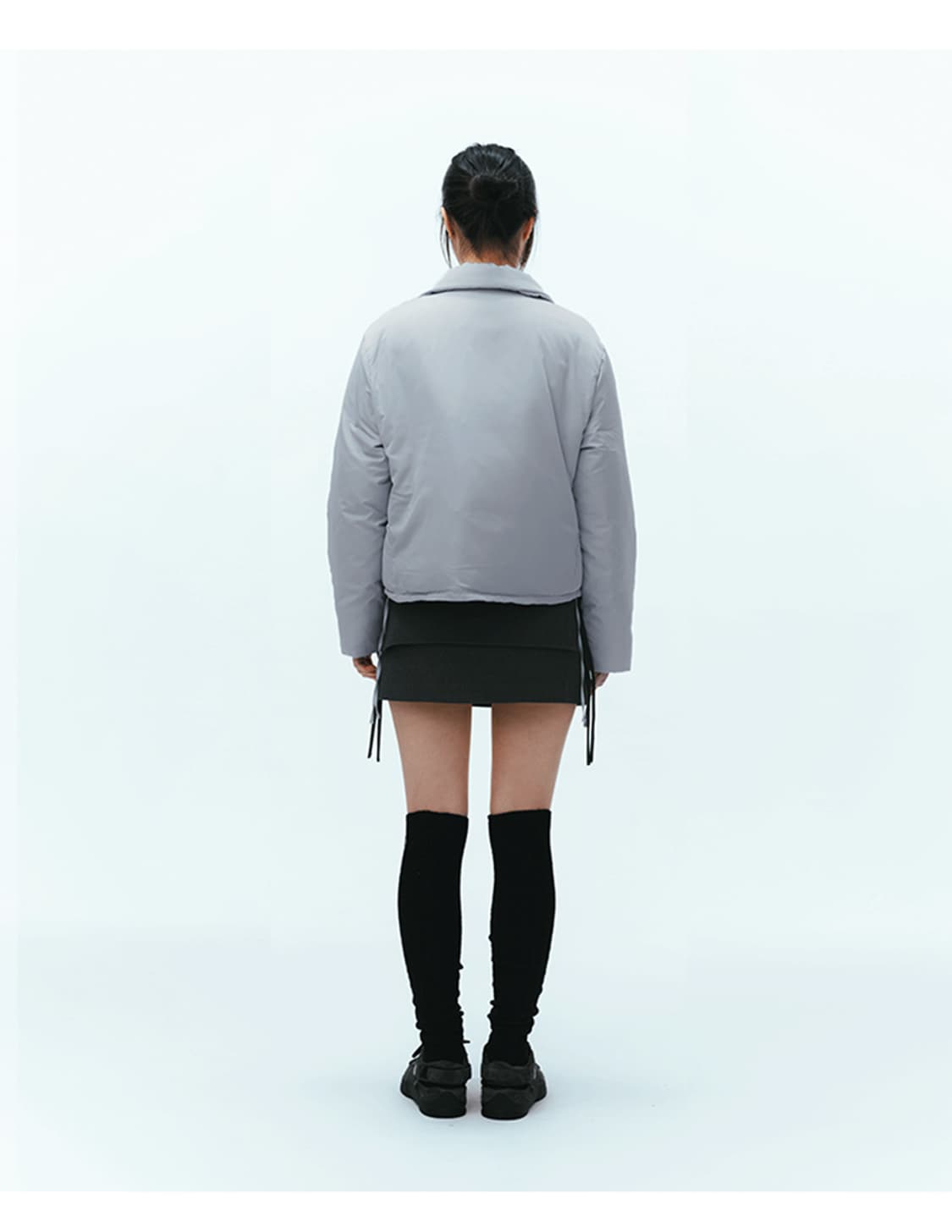 새상품 정가이하 코이세이오 솔리드 패딩 자켓 스카이블루 상품이미지2