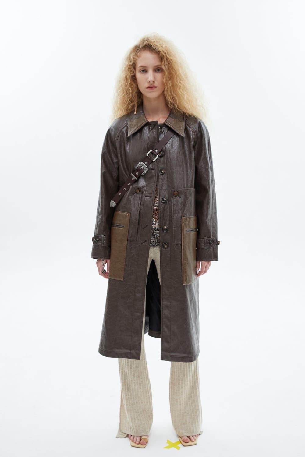 앤더슨벨 플레어 니트 팬츠 (S) 상품이미지6