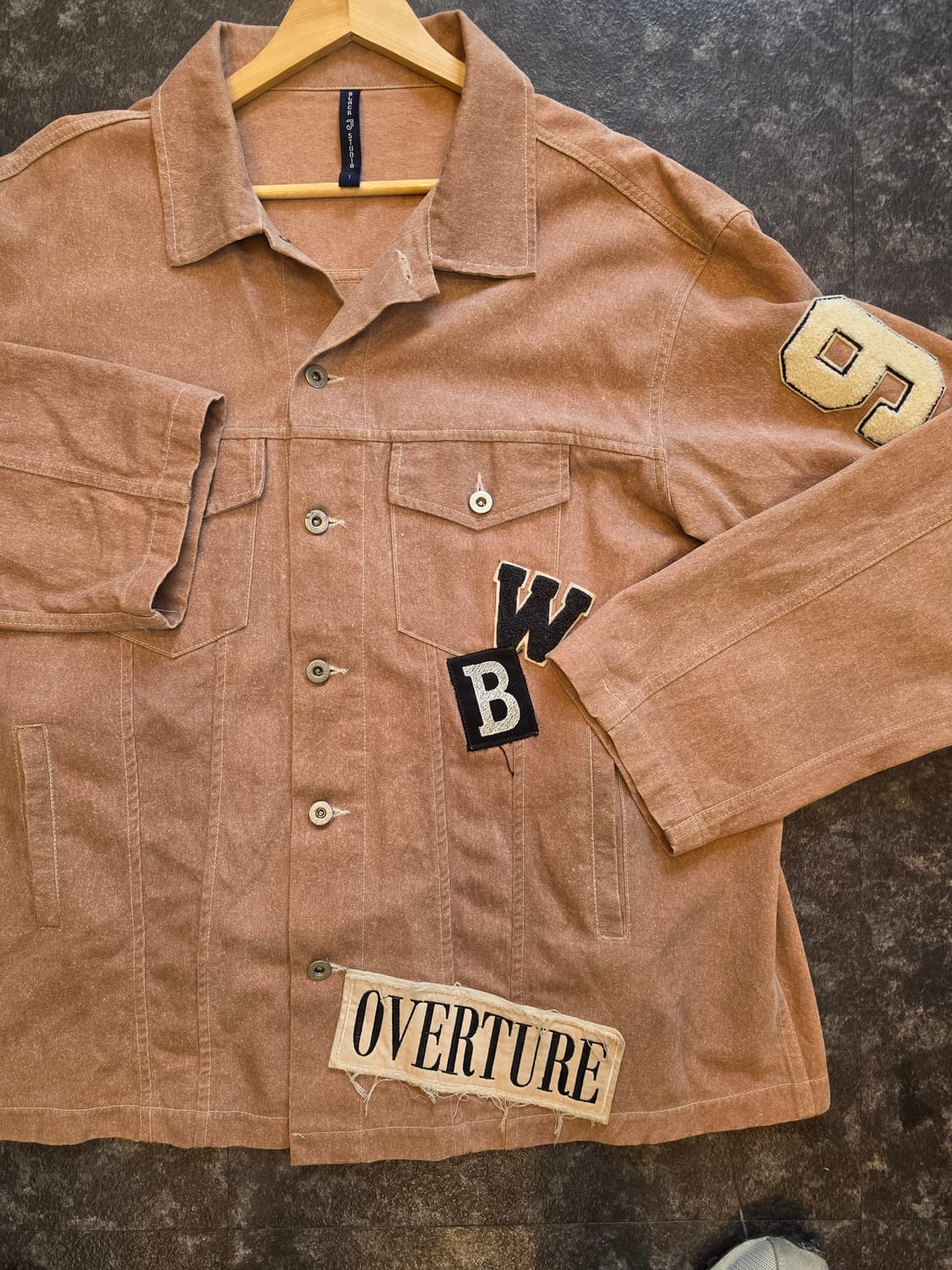 BLACK J STUDIO 브랜드 빈티지 셔츠형 자켓 상품이미지2