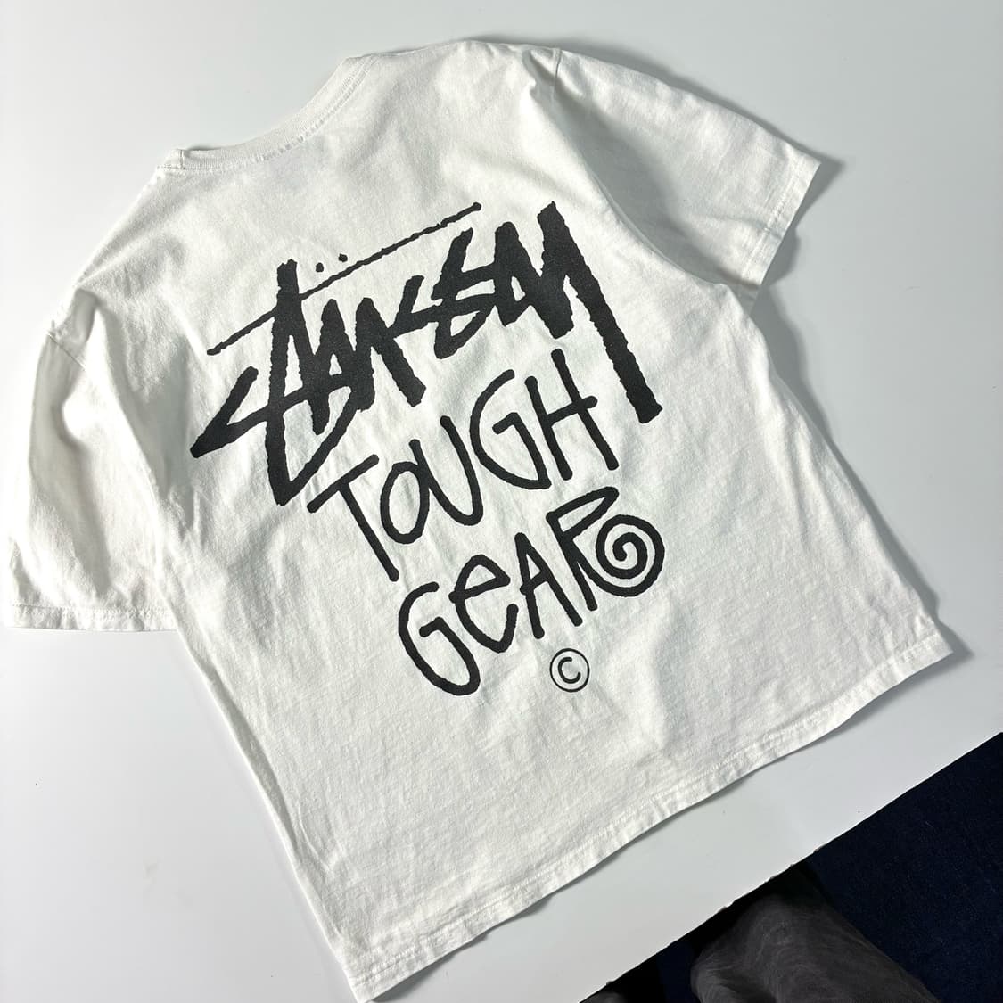 Stussy  스투시 터프기어 화이트 반팔티셔츠  상품이미지1