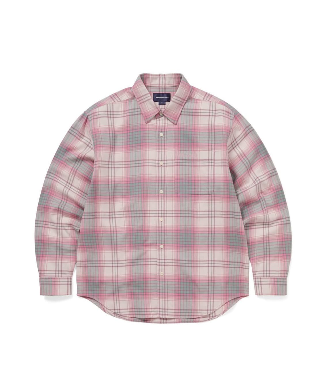 디스이즈네버댓 Flannel Check Shirt Pink 상품이미지1