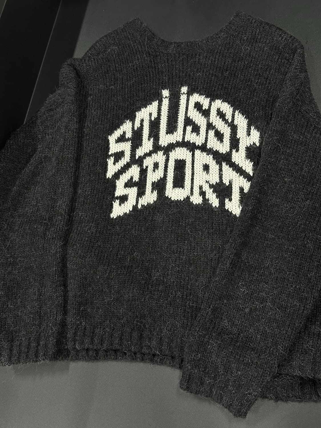 스투시 스포츠 헤어리 니트 스웨터 상품이미지3