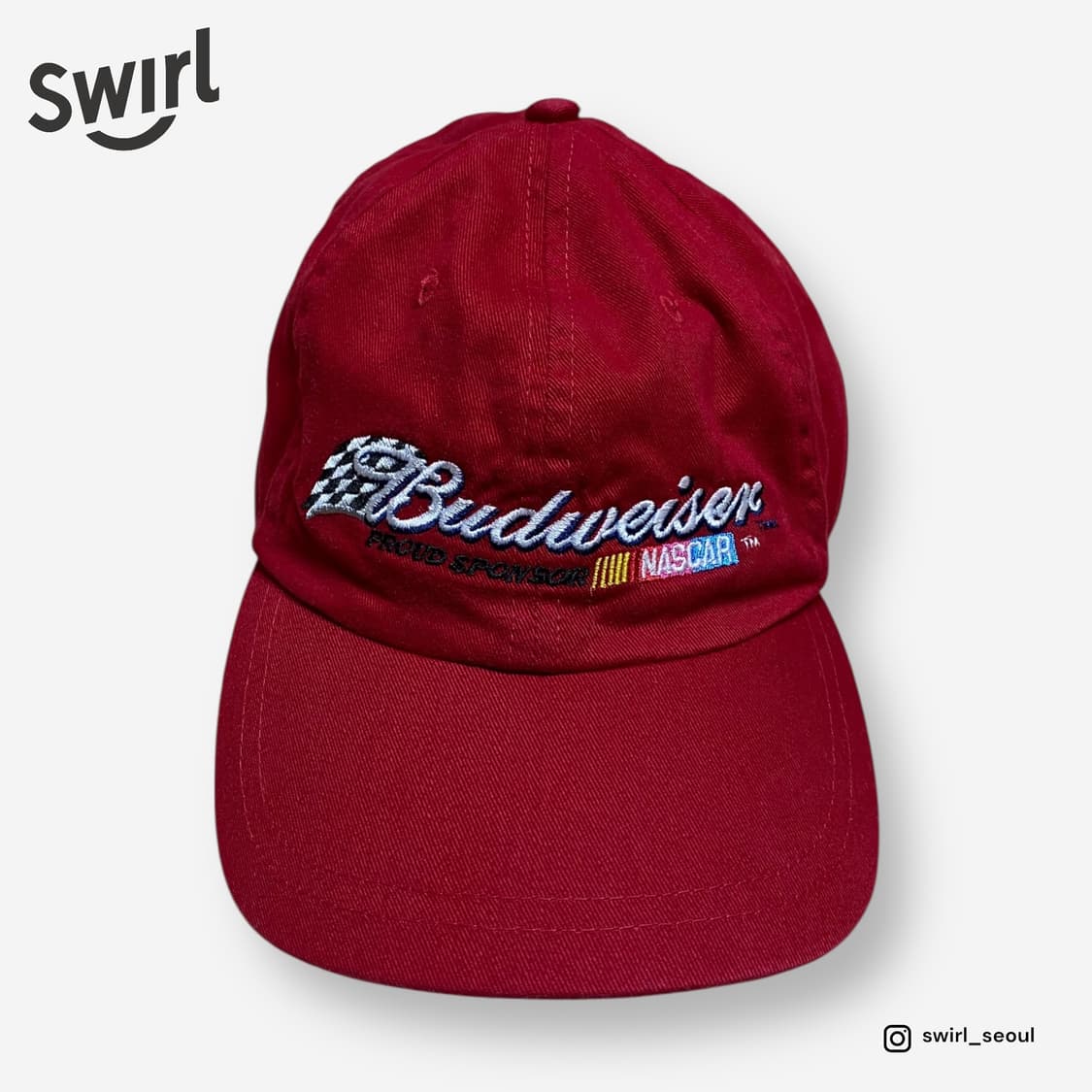 🌊Budweiser Nascar ball cap 상품이미지2