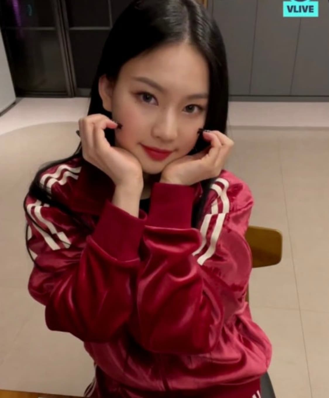 널디 벨로아 트랙탑 버건디 M 상품이미지2