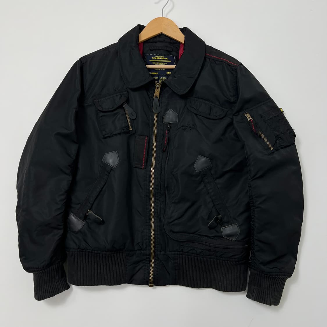 알파인더스트리 테크포켓 Ma-1 항공자켓 상품이미지3