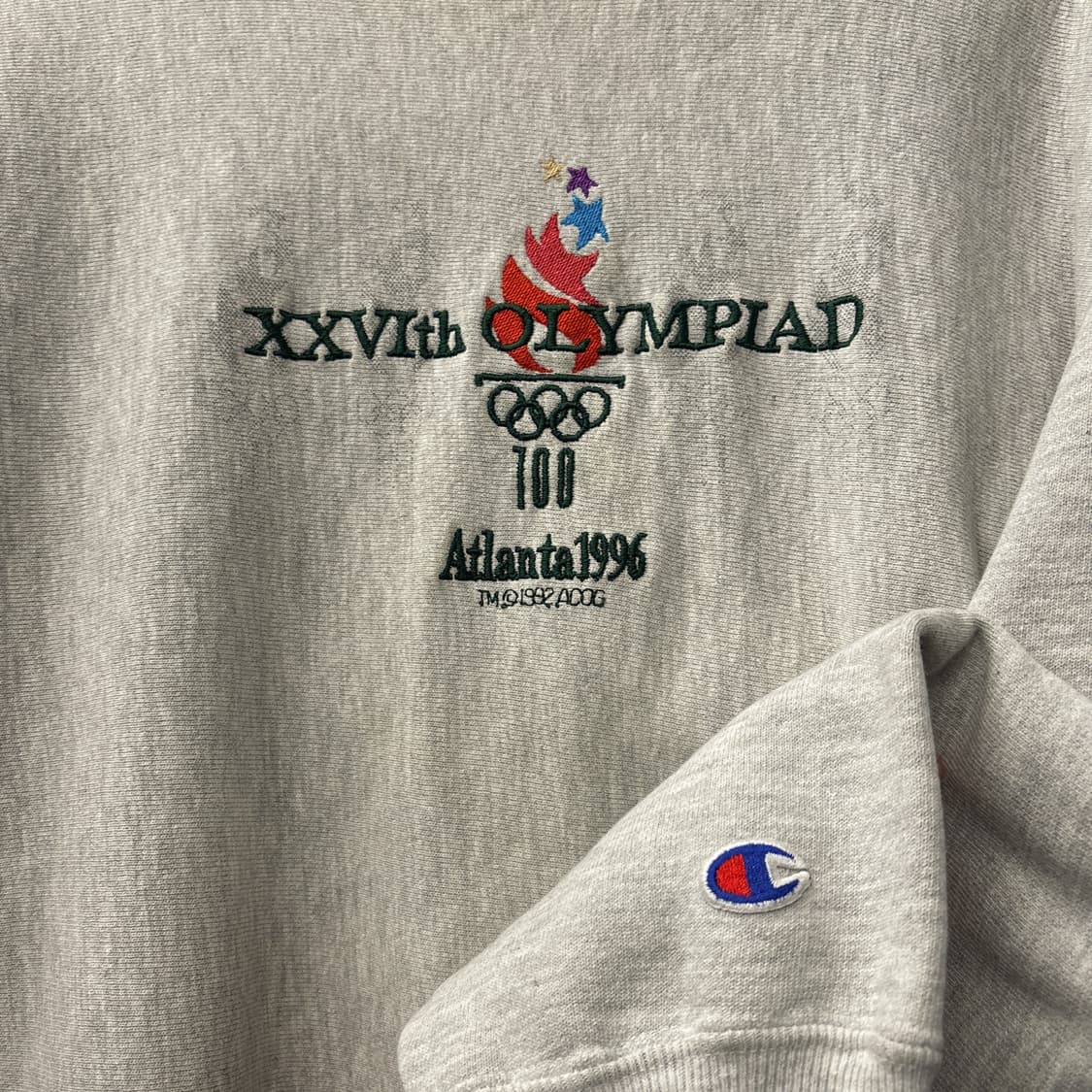 90s 챔피온 리버스위브 '96 애틀랜타 올림픽 수베니어 스웻 N1216 상품이미지5